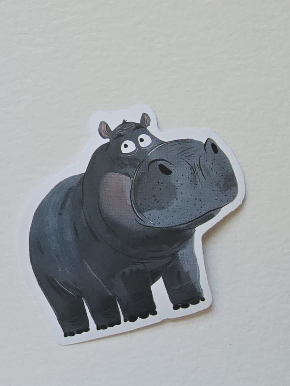 10/$10 Cute Hippo Sticker